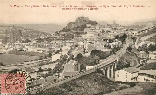 Le_Puy en Velay Vue generale prise de la route de Saugues Le_Puy en Velay