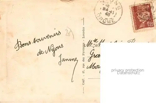 Nyons_Drome Panorama a travers les oliviers Nyons Drome