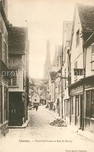 Chartres_Eure_et_Loir Port Guillaume Rue du Bourg Chartres_Eure_et_Loir