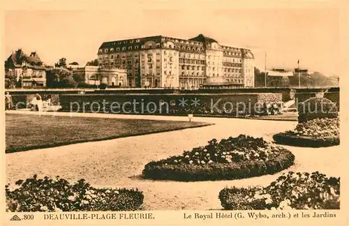 Deauville Plage Fleurie Royal Hotel Jardins Deauville