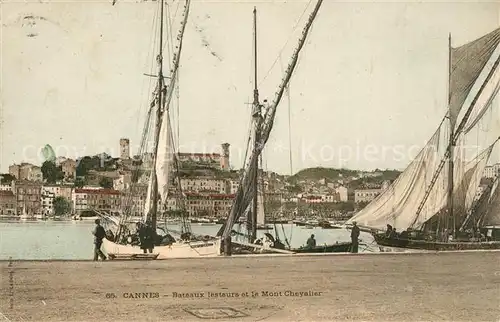 Cannes_Alpes Maritimes Bateaux Mont Chevalier  Cannes Alpes Maritimes