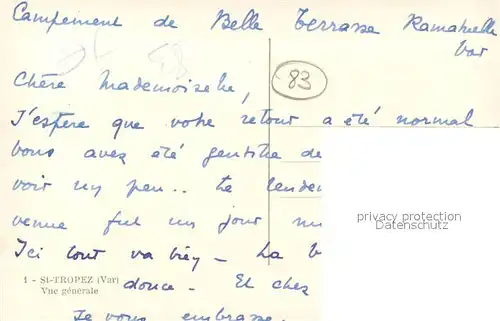 Saint_Tropez_Var Vue generale Saint_Tropez_Var