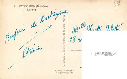 Rosporden Etang Rosporden