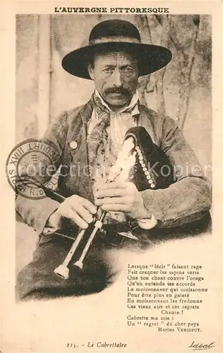 Auvergne_Region Le Cabrettaire Auvergne Region