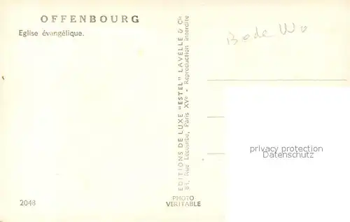Offenbourg Eglise evangelique Offenbourg