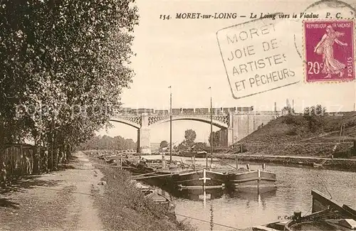 Moret sur Loing Le Loing vers le Viaduc Moret sur Loing