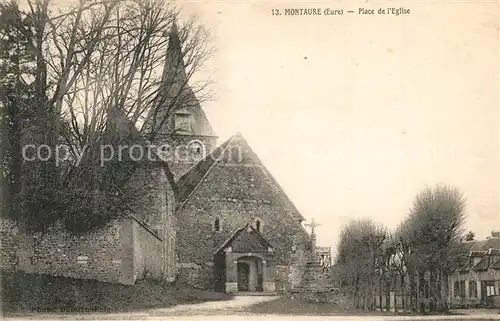 Montaure Place de l Eglise Montaure