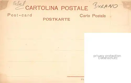 Burano Ricordo della Scuola Merletti Burano