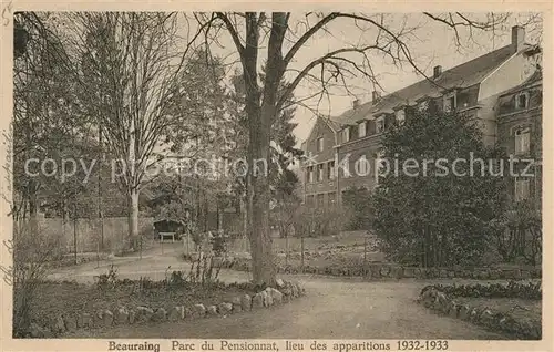 Beauraing Parc du Pensionnat lieu des apparitions 1932 33 Beauraing