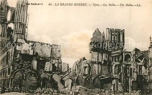 Ypres_Ypern_West_Vlaanderen La Grande Guerre Les Halles Ypres_Ypern