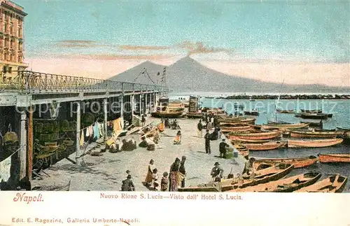 Napoli_Neapel Nuovo Rione S Lucia Visto dall Hotel S Lucia Napoli Neapel