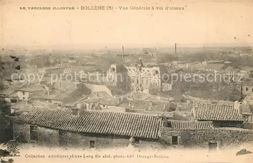 Bollene Vue generale a vol d oiseau Bollene