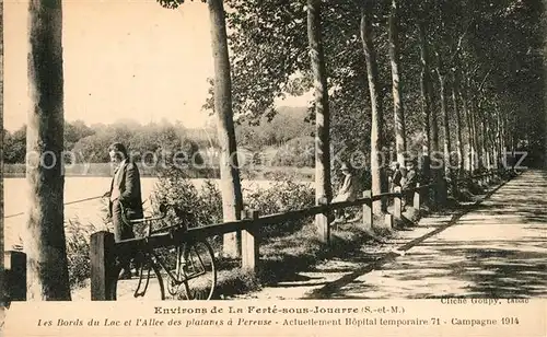 La_Ferte sous Jouarre Les Bords du Lac et lAllee des platanes a Pereuse  La_Ferte sous Jouarre