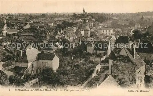 Bourbon l_Archambault Vue generale Bourbon l Archambault