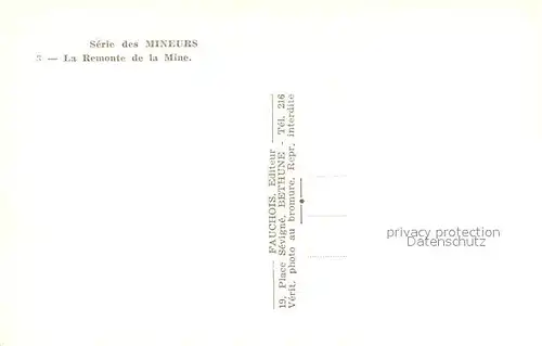 Bethune La Remonte de la Mine Bethune