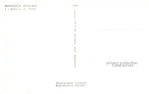 Honfleur Bateaux de Peche Honfleur