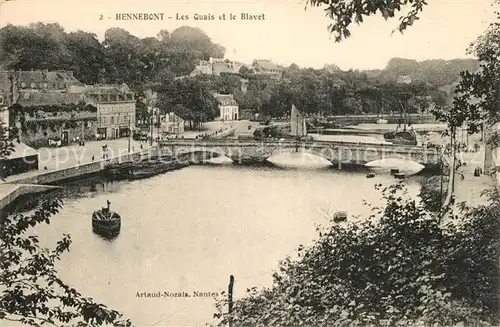 Hennebont Les Quais et le Blavet Hennebont