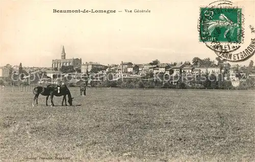 Beaumont de Lomagne Vue generale Beaumont de Lomagne