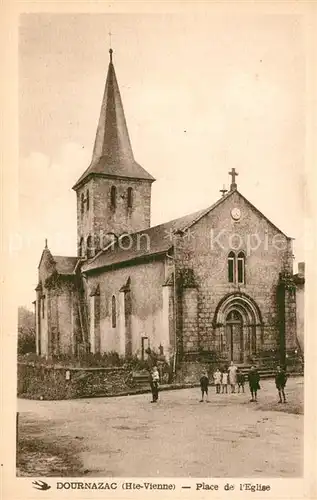 Dournazac Place de l Eglise Dournazac
