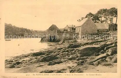 Pont l_Abbe Anse de Penanveur Le Grand Moulin Pont l Abbe