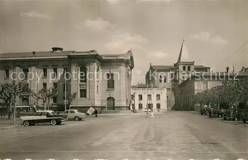 Castres_Tarn Theatre Municipal Clocher et Eglise Saint Benoit Castres_Tarn