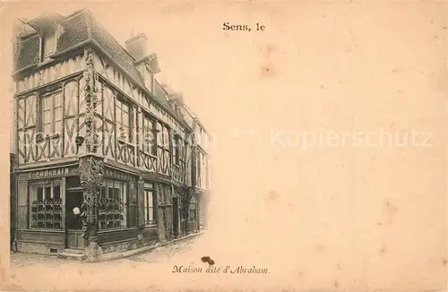 Sens_Yonne Maison dite d Abraham Sens_Yonne