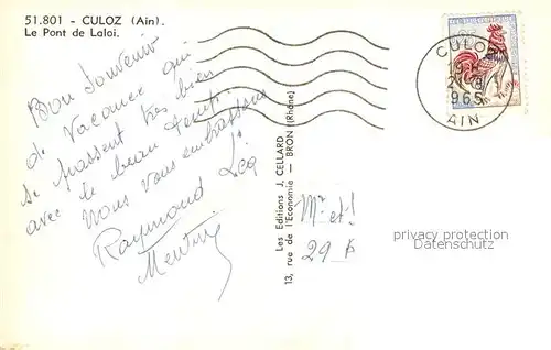Culoz Le Pont de Laloi Culoz