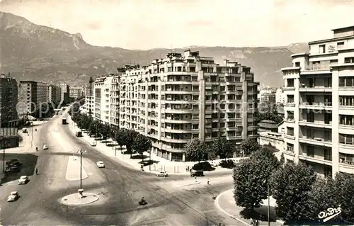 Grenoble Place Gustave Rivet Boulevard Marechal Foch et le Vercors Grenoble
