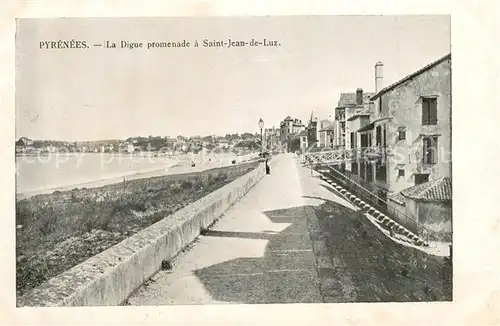 Saint Jean de Luz La Digue promenade Saint Jean de Luz