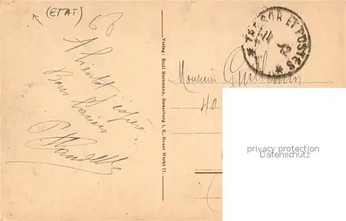 Colmar_Haut_Rhin_Elsass Partie beim Oberlandesgericht Colmar_Haut_Rhin_Elsass