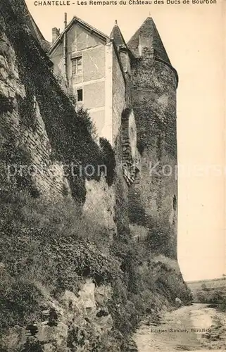 Chantelle Les Remparts du Chateau des Ducs de Bourbon Chantelle