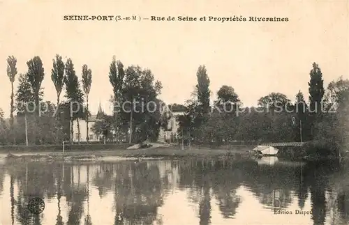 Seine Port Rue de Seine et Proprietes Riveraines Seine Port