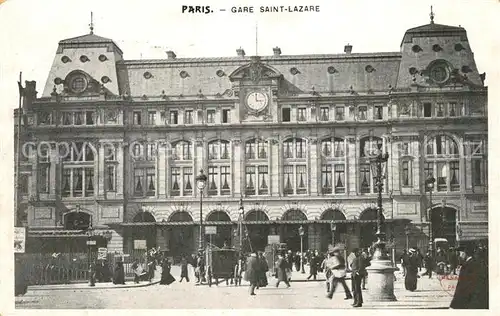 Paris Gare Saint Lazare Bahnhof Paris