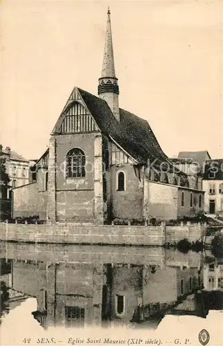 Sens_Yonne Eglise Saint Maurice XIIe siecle Sens_Yonne