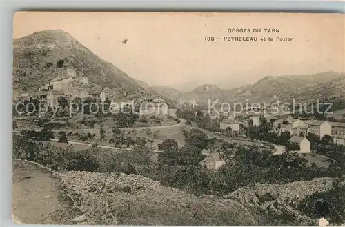 Peyreleau Panorama Gorges du Tarn le Rozier Peyreleau