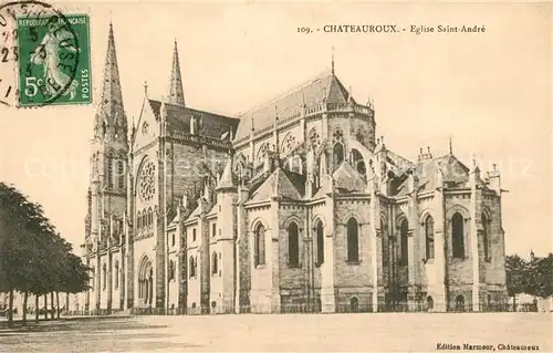 Chateauroux_Indre Eglise Saint Andre Chateauroux Indre