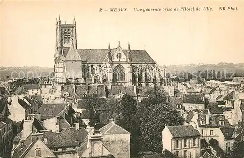 Meaux_Seine_et_Marne Vue generale prise de lHotel de Ville Meaux_Seine_et_Marne
