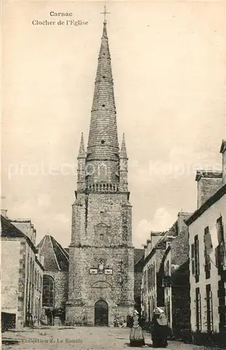 Carnac_Morbihan Clocher de l Eglise Carnac Morbihan