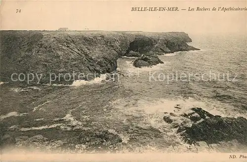 Belle Ile en Mer Les Rochers de l Apothicairerie Belle Ile en Mer
