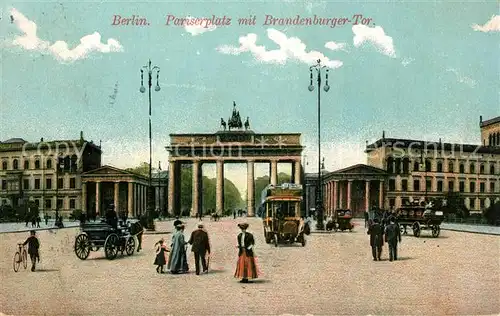 Berlin Pariserplatz Brandenburger Tor  Berlin