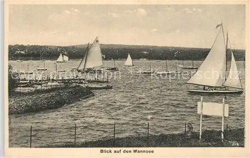 Wannsee Segelboote Wannsee