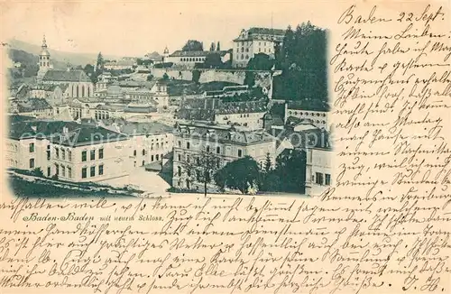 Baden Baden Schloss  Baden Baden