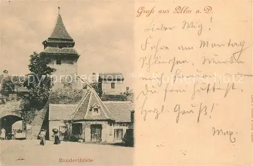 Ulm_Donau Zunderth?rle Ulm_Donau