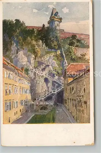 Graz_Steiermark Schlossbergsteig  Graz_Steiermark