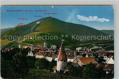 Rappoltsweiler_Haut_Rhin_Elsass Schl?sser  Rappoltsweiler_Haut