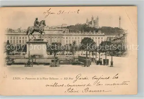 Lyon_France Place Bellecour Lyon France