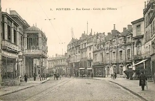 Poitiers_Vienne Rue Carnot Cercle des Officiers Poitiers Vienne