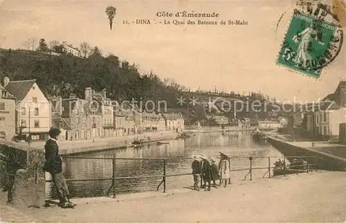 Dinan Le Quai des Bateaux de St Malo Dinan