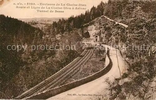 Arlanc Route et Ligne de La Chaisse Dieu a Arlanc Tunnel de Besse Arlanc