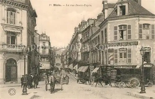 Blois_Loir_et_Cher La rue Denis Papin Blois_Loir_et_Cher